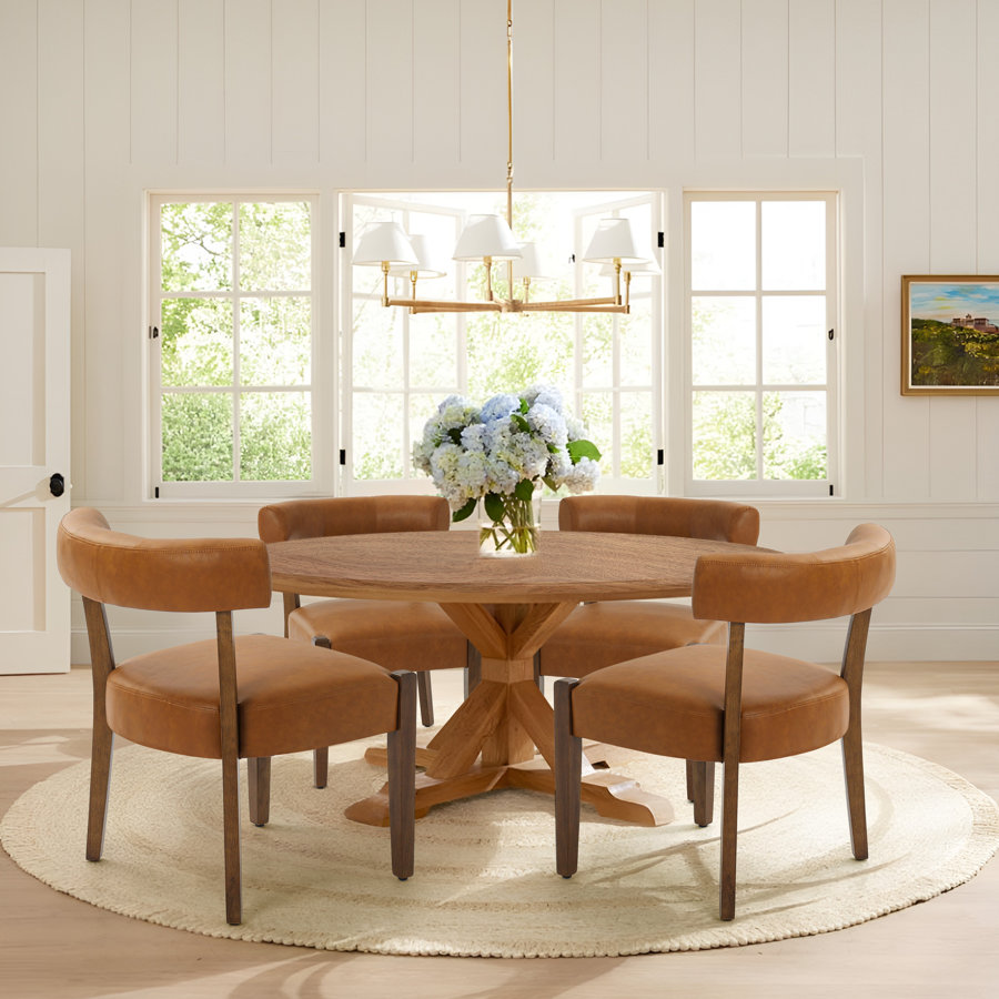 Newly Designed Mid-Century Modern Upholstered Wooden Kitchen Dining Chairs